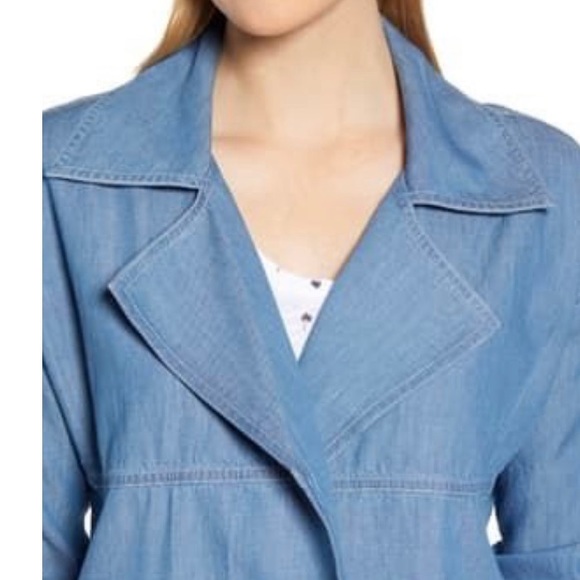 Caslon chambray utility jacket - Picture 3 of 7